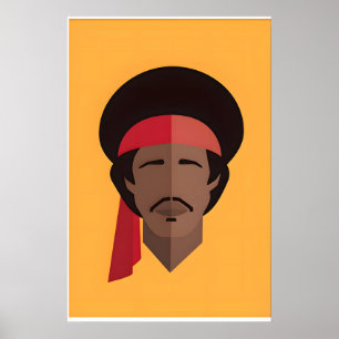 Affiche Conception d'impression d'icône originale inspirée
