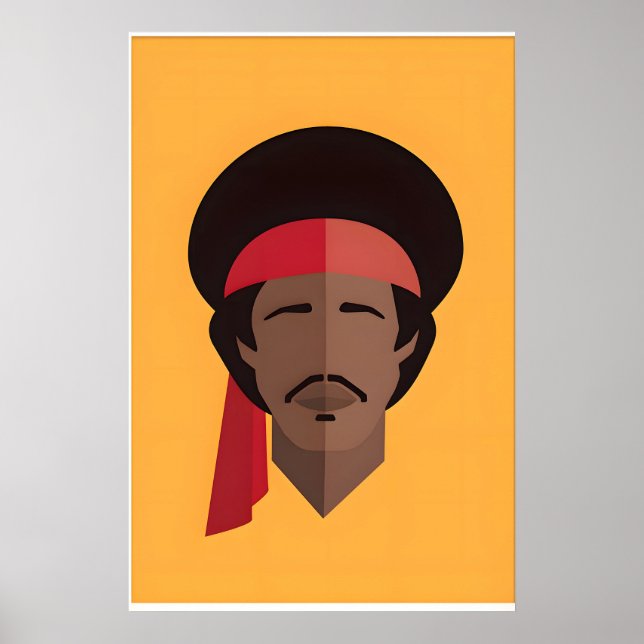 Affiche Conception d'impression d'icône originale inspirée (Devant)
