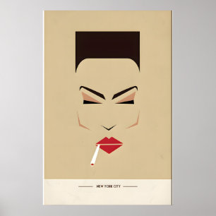 Affiche Conception d'impression originale inspirée de la d