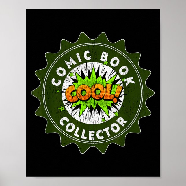 Affiche Conception d'insigne vintage cool collectionneur d (Devant)
