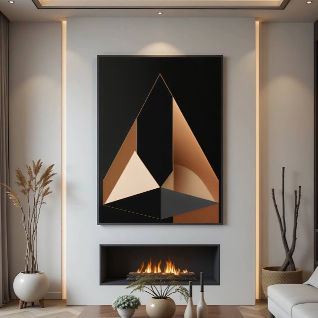 Affiche Conception d'intérieur de luxe Moderne Abstraite (Créateur téléchargé)