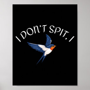 Affiche Conception d'oiseau de N'avalez pas St Oiseaux Mon