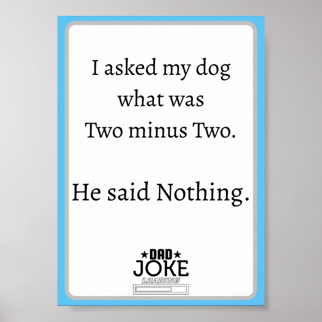 Affiche Conception drôle de blague de papa cool (Devant)