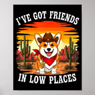 Affiche Conception drôle de Corgi pour hommes femmes enfan