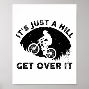 Affiche Conception drôle de VTT pour hommes femmes piste R