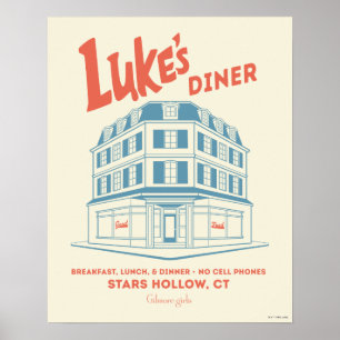 Affiche Conception du diner de Luke Stars Hollow