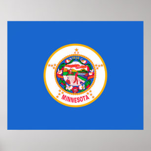 Affiche Conception du drapeau de l'État du Minnesota