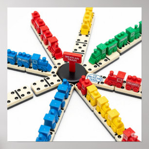 Affiche Conception du jeu ferroviaire mexicain