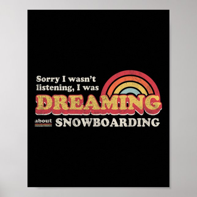 Affiche Conception du snowboard (Devant)