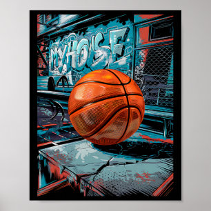 Affiche Conception d'urne de graffiti d'art de rue de Sket