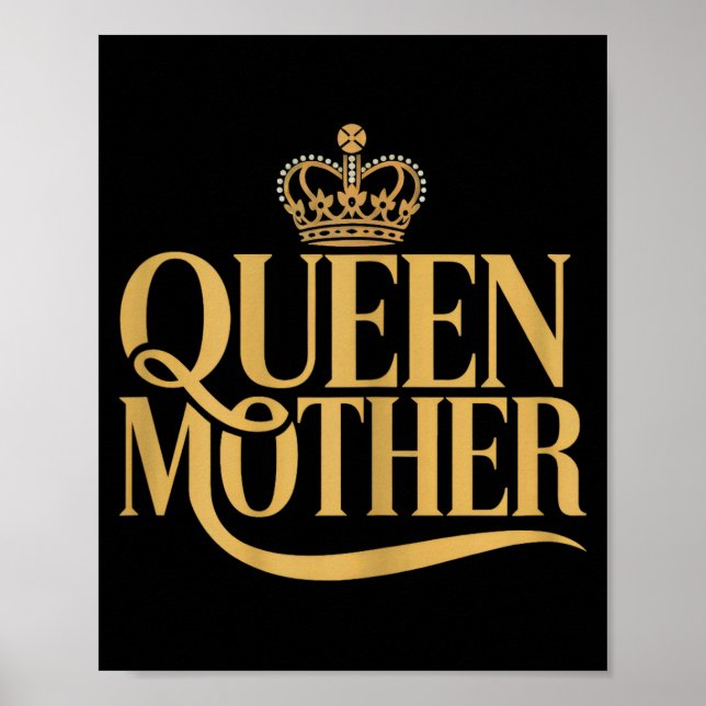 Affiche Conception élégante de reine mère pour femmes  (Devant)
