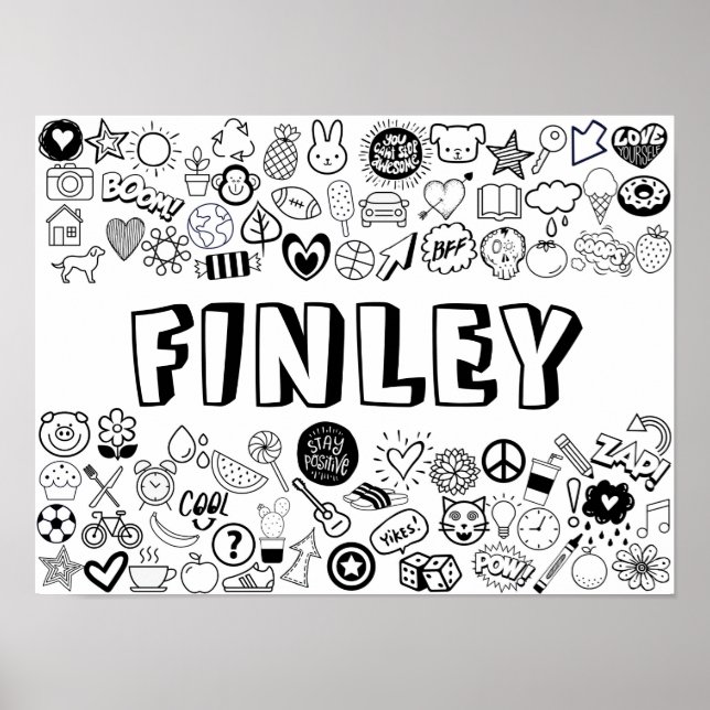Affiche Conception en ligne "FINLEY" (Devant)