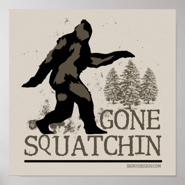 Affiche Conception Fuite de Sasquatch (Devant)