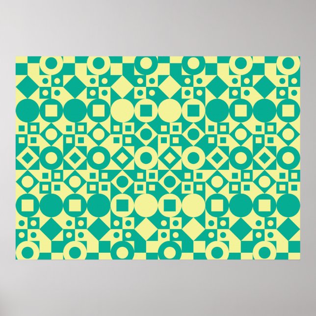 Affiche Conception géométrique (Devant)