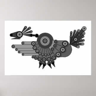 Affiche Conception géométrique Peacock