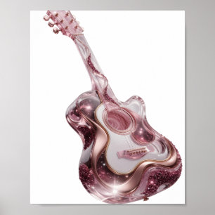 Affiche Conception graphique ART ABSTRAIT Argent Clair