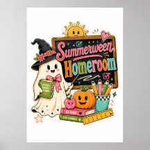 Conception graphique Halloween de rentrée scolaire
