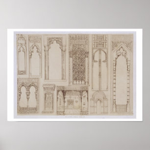 Affiche Conception islamique et maure pour des volets et