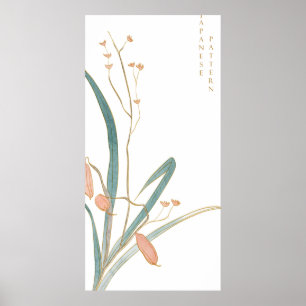 Affiche Conception japonaise abstraite
