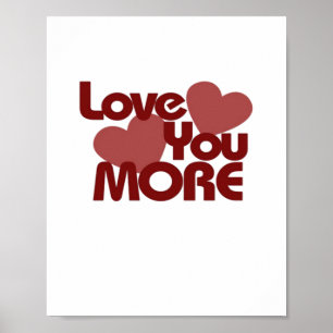 Affiche Conception minimale de l'amour plus grand