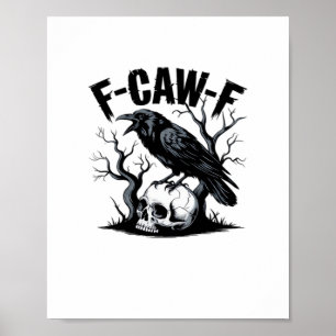 Affiche Conception minimale essentielle propre F Caw F