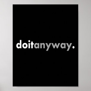 Affiche Conception minimaliste Motivant Positive Le Faire 