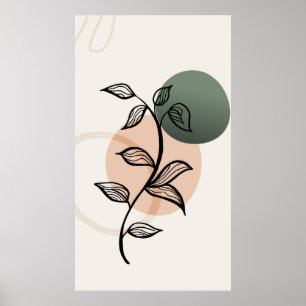 Affiche Conception moderne 