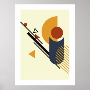 Affiche Conception moderne Abstraite