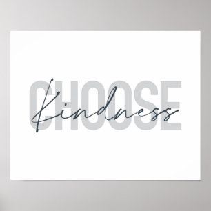 Affiche Conception moderne, urbaine et simple de Choose Ki