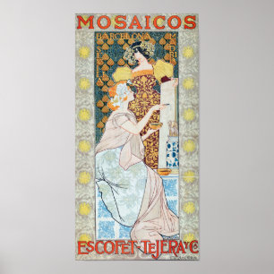 Affiche Conception mosaïque