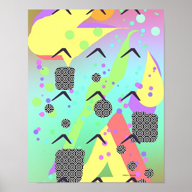 AFFICHE CONCEPTION MOTIF (Devant)