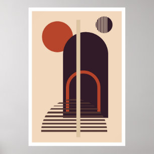 Affiche Conception murale Abstraite
