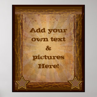 Affiche conception occidentale