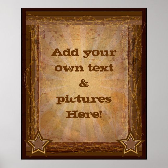 Affiche conception occidentale (Devant)