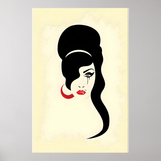 Affiche Conception Originale Inspirée de Tears Dry On Thei (Devant)