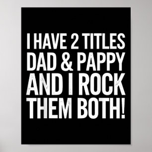 Affiche Conception Pappy Pour Grand-Père Fête des pères P
