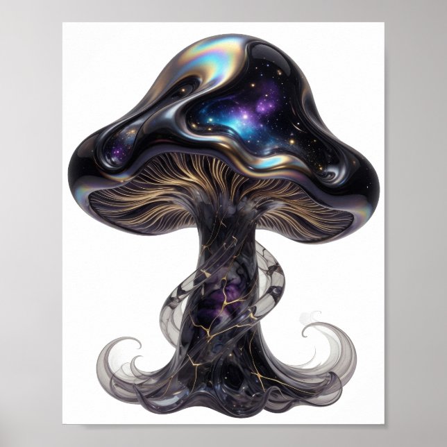 Affiche Conception personnalisée Fresh Silver SPACE MUSHRO (Devant)