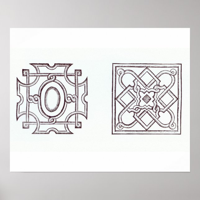 Affiche Conception pour un jardin à noeud, de 'The Country (Devant)