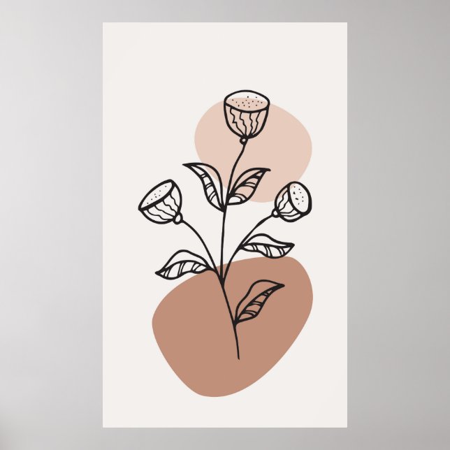 Affiche Conception tendance  (Devant)