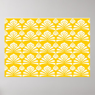Affiche Conception typique de batik indonésien, combinaiso