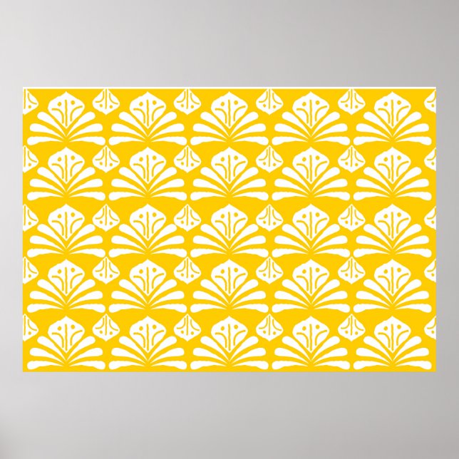 Affiche Conception typique de batik indonésien, combinaiso (Devant)