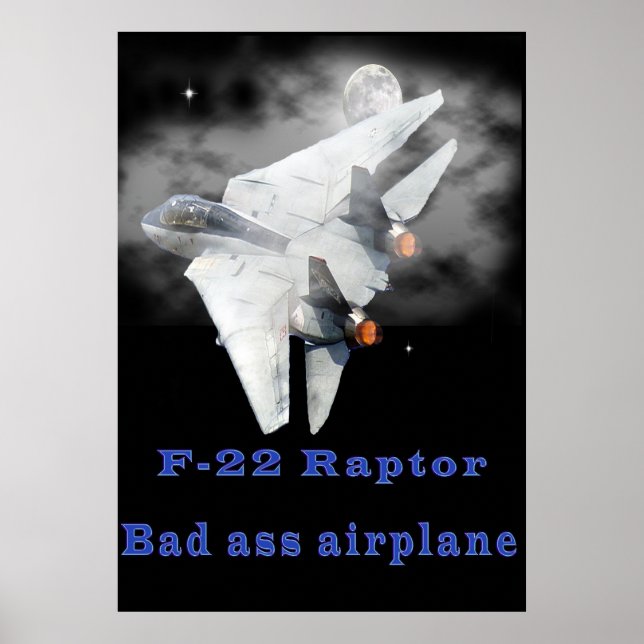 Affiche Conceptions de F-22 Raptor (Devant)