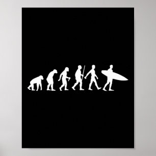 Affiche Conceptions de surf amusantes pour hommes femmes A
