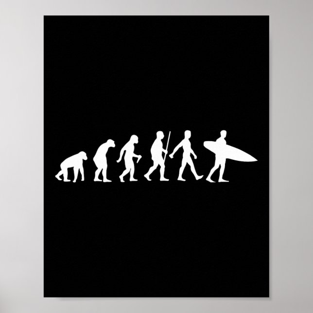 Affiche Conceptions de surf amusantes pour hommes femmes A (Devant)