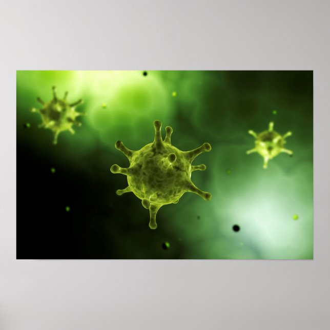 Affiche Conceptual Image Of Common Virus (Devant)