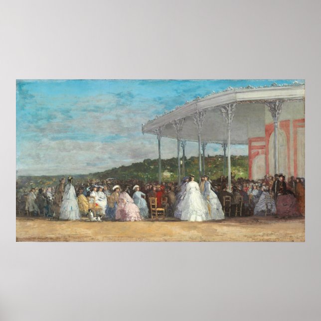 Affiche Concert au Casino - Eugène Boudin Art (Devant)