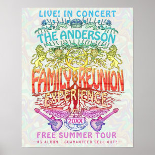 Affiche Concert de la Musique de Réunion Familiale Bienven