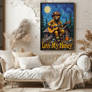 Affiche Concert de la pleine lune du pompier forestier