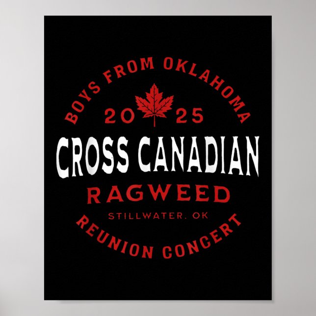 Affiche Concert pancanadien de Ragweed 2025 (Devant)