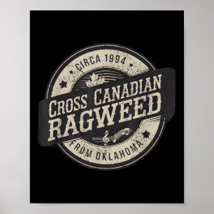 Affiche Concert pancanadien Ragweed 2025 Hommes rétro Femm